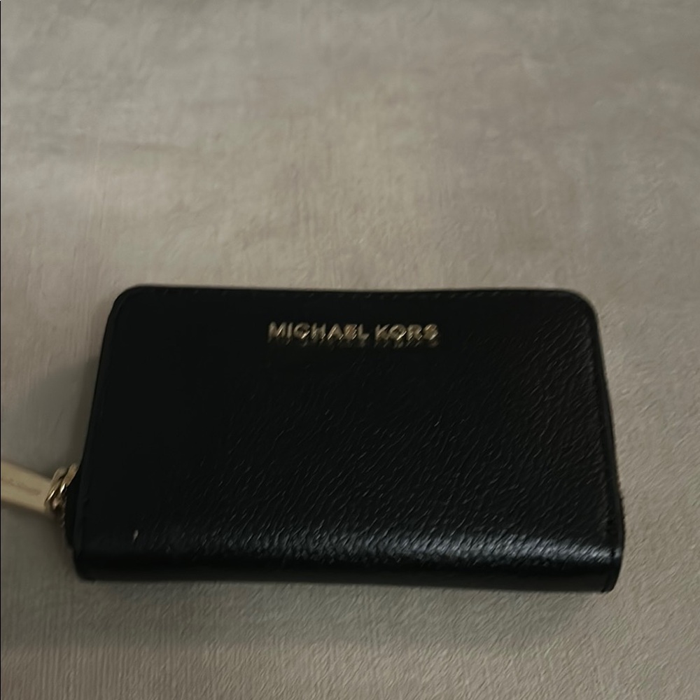 Michael Kors Black Leather Card Holder